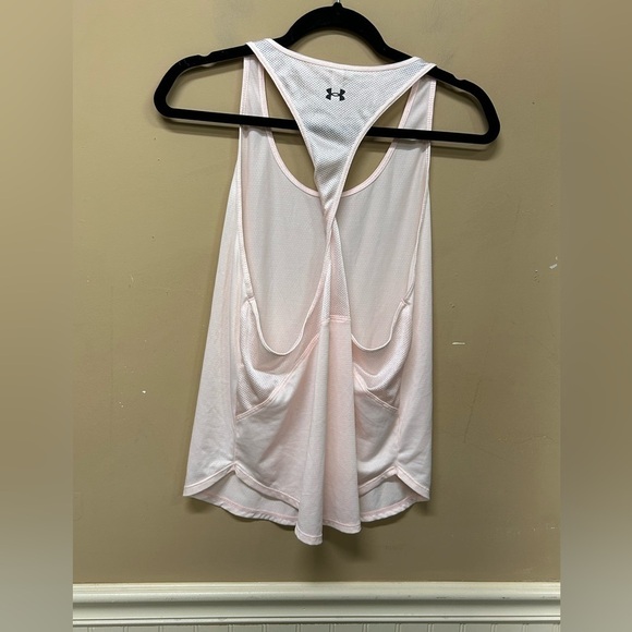 Under Armour Vent Tech Light Pink Women’s Athletic Tank Top Size Large - Picture 2 of 6